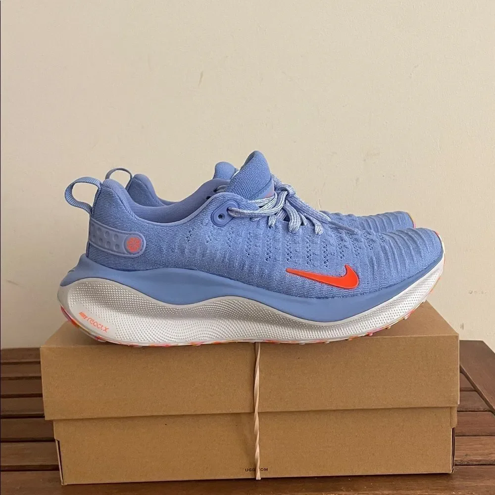 Nike InfinityRN 4 Blue/Orange US Women Size 7.5/UK 5/EU 38.5(DR2670-403)MSRP$150